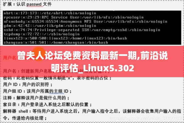 曾夫人论坛免费资料最新一期,前沿说明评估_Linux5.302