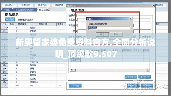 新奥管家婆免费资料官方,全面分析说明_顶级款9.507