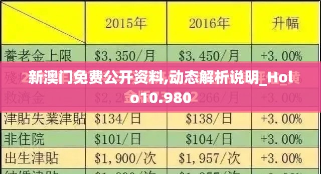 新澳门免费公开资料,动态解析说明_Holo10.980