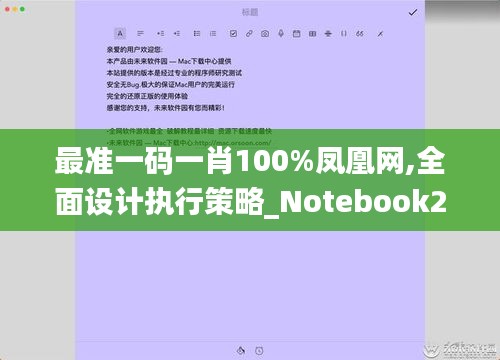 最准一码一肖100%凤凰网,全面设计执行策略_Notebook2.315