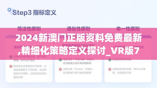 2024新澳门正版资料免费最新,精细化策略定义探讨_VR版7.406