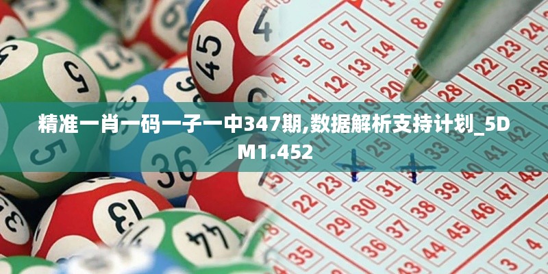 精准一肖一码一子一中347期,数据解析支持计划_5DM1.452