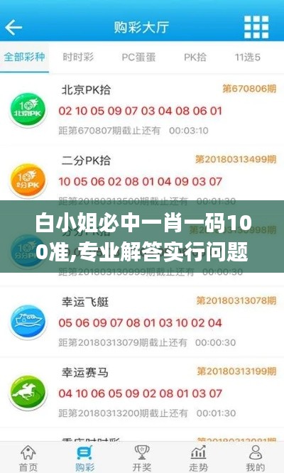白小姐必中一肖一码100准,专业解答实行问题_DP7.210
