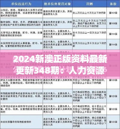 2024新澳正版资料最新更新348期：人力资源管理的新视角