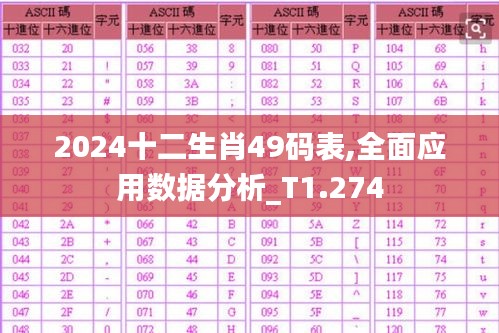 2024十二生肖49码表,全面应用数据分析_T1.274