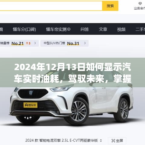 驾驭未来，掌握汽车实时油耗技术，开启励志之旅之汽车油耗实时显示指南（2024年12月13日）