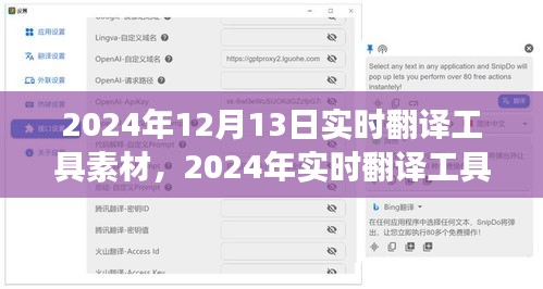 深度探讨与思考，实时翻译工具素材的发展及其影响，展望至2024年