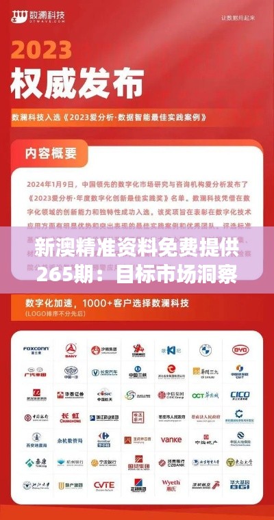 新澳精准资料免费提供265期：目标市场洞察的免费通道