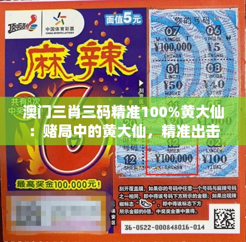 澳门三肖三码精准100%黄大仙：赌局中的黄大仙，精准出击