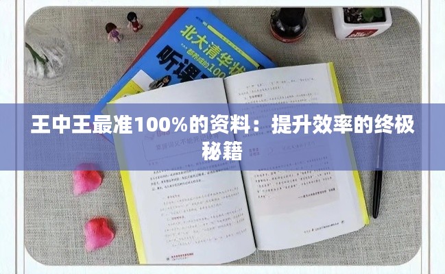 王中王最准100%的资料：提升效率的终极秘籍