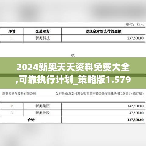 2024新奥天天资料免费大全,可靠执行计划_策略版1.579