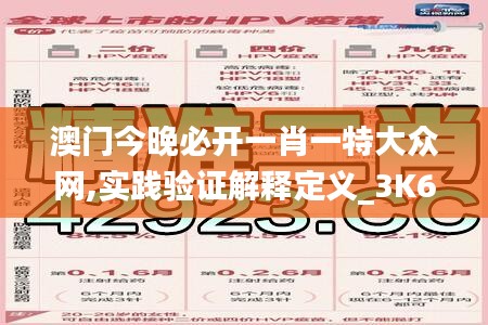 澳门今晚必开一肖一特大众网,实践验证解释定义_3K6.358
