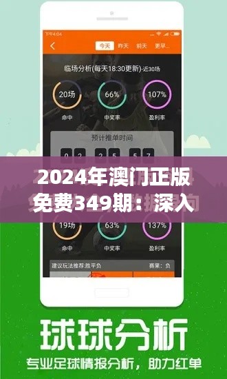 2024年澳门正版免费349期：深入解析澳门最新动态