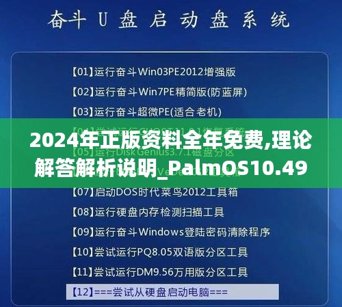 2024年正版资料全年免费,理论解答解析说明_PalmOS10.497