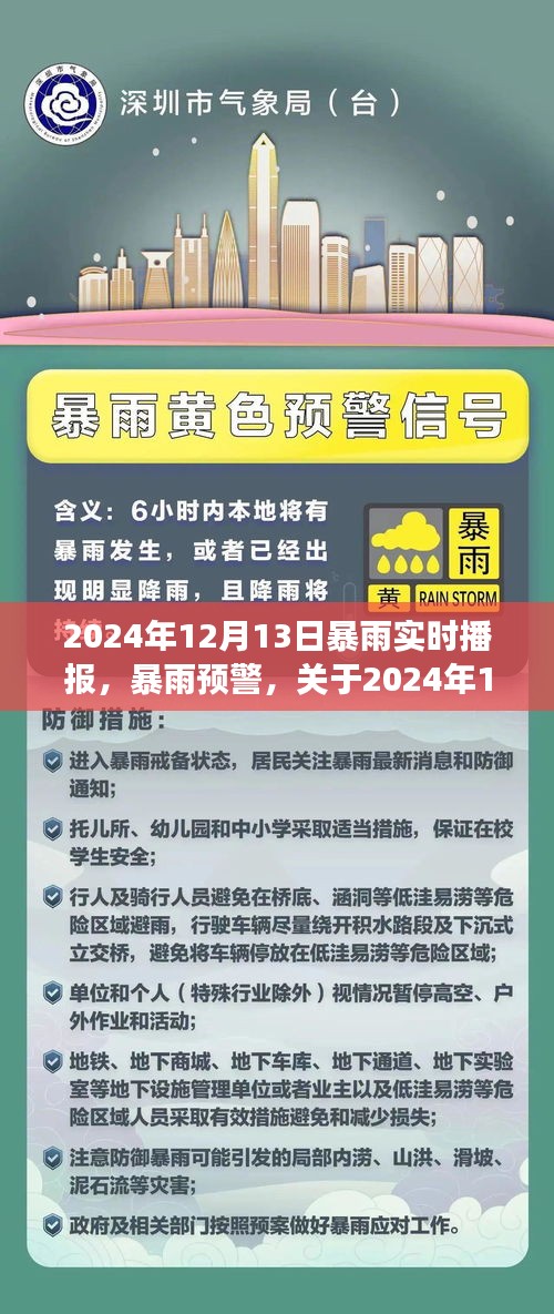 关于暴雨预警，科学解读2024年12月13日暴雨实时播报