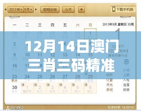 12月14日澳门三肖三码精准100%黄大仙：吉祥数字的力量