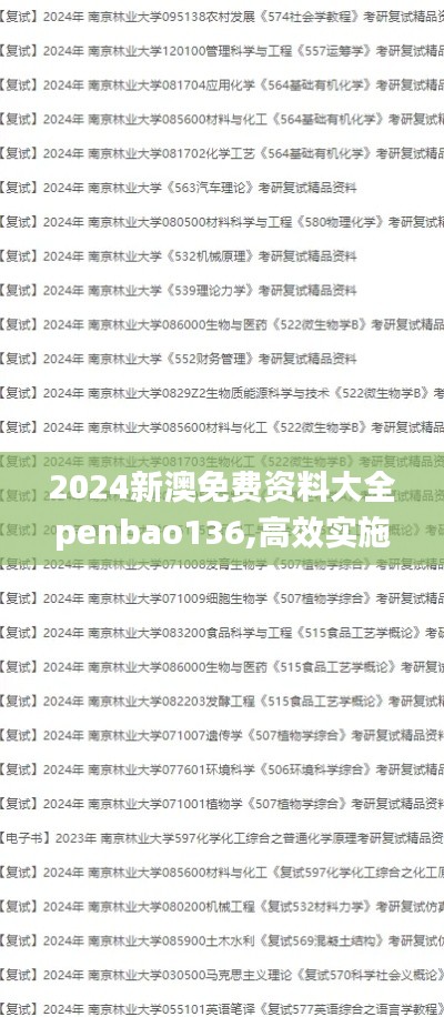 2024新澳免费资料大全penbao136,高效实施方法解析_8DM9.841