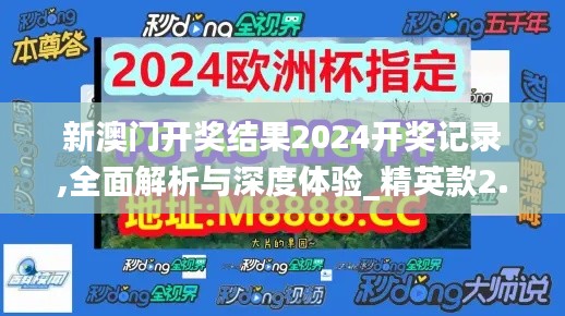 新澳门开奖结果2024开奖记录,全面解析与深度体验_精英款2.162