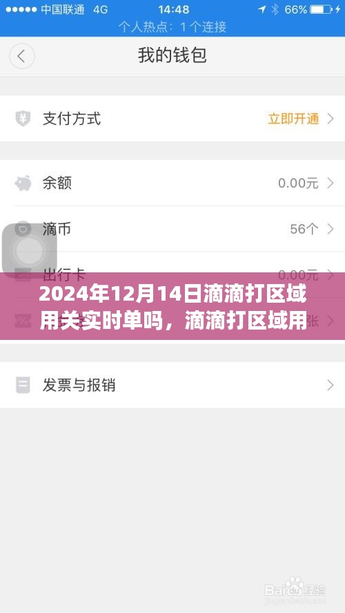 技术革新与出行变革交汇，滴滴打区域实时单应用探讨（2024年12月14日）
