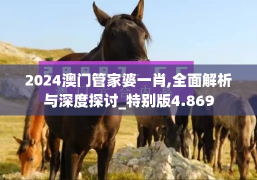 2024澳门管家婆一肖,全面解析与深度探讨_特别版4.869