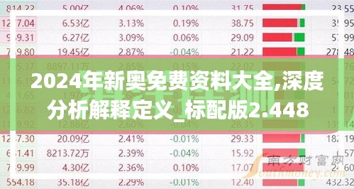 2024年新奥免费资料大全,深度分析解释定义_标配版2.448