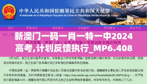 新澳门一码一肖一特一中2024高考,计划反馈执行_MP6.408