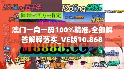 澳门一肖一码100%精准,全部解答解释落实_VE版10.868