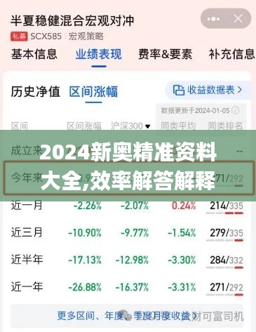 2024新奥精准资料大全,效率解答解释落实_领航款1.271