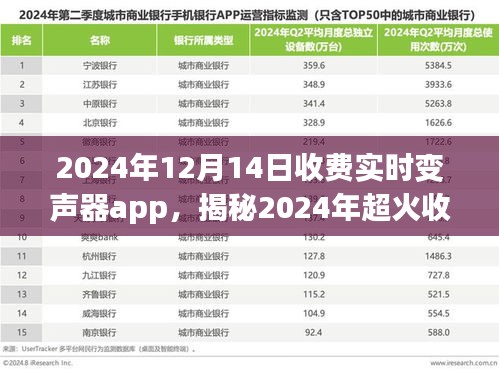 揭秘热门收费实时变声器app，让你的声音魅力四射的秘诀（2024年最新版）