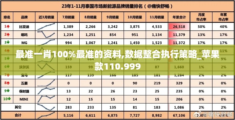 最准一肖100%最准的资料,数据整合执行策略_苹果款110.999