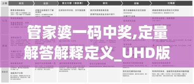 管家婆一码中奖,定量解答解释定义_UHD版1.501