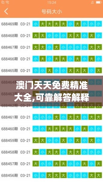 澳门天天免费精准大全,可靠解答解释落实_Hybrid5.968