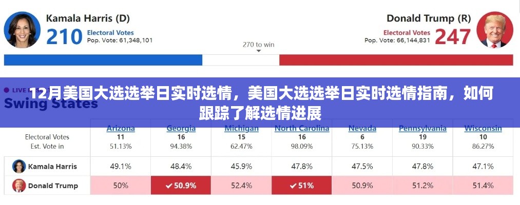 美国大选选举日实时选情跟踪指南，掌握最新选情进展