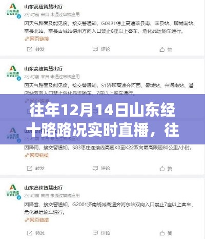 山东经十路历年12月14日实时路况深度解析与直播回顾总览