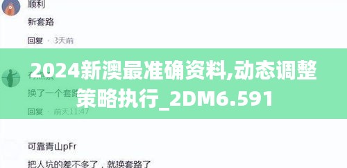 2024新澳最准确资料,动态调整策略执行_2DM6.591