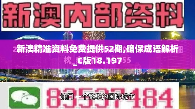 新澳精准资料免费提供52期,确保成语解析_C版18.197