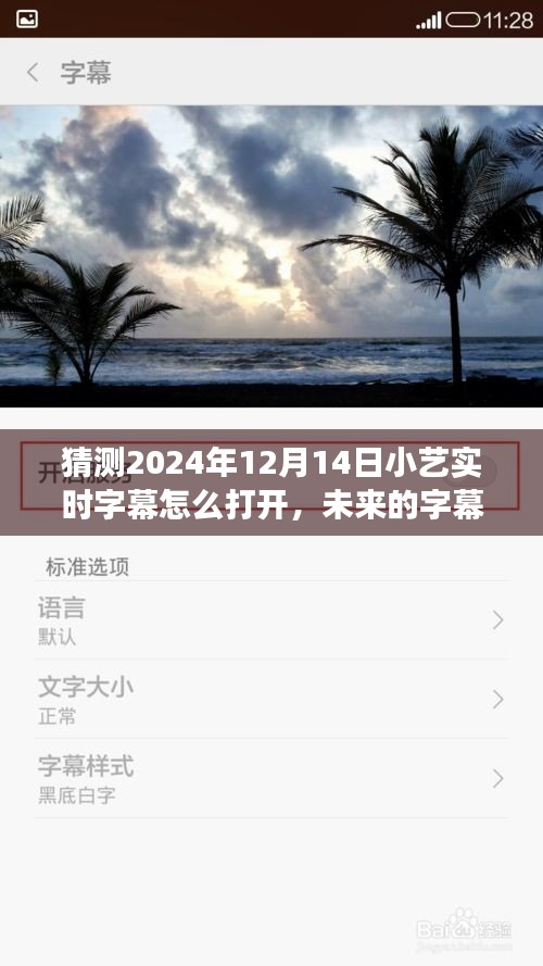 「未来字幕探索，预测小艺实时字幕的开启方式及奇妙之旅」