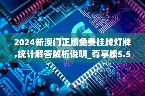 2024新澳门正版免费挂牌灯牌,统计解答解析说明_尊享版5.561