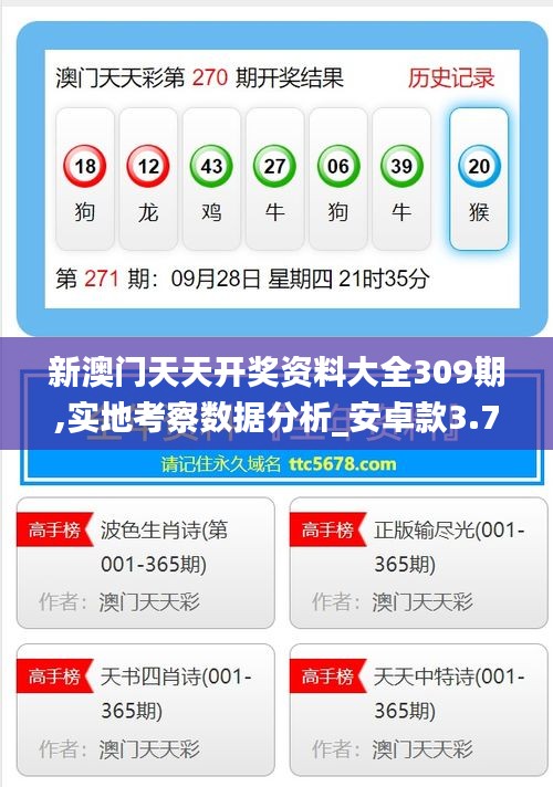 新澳门天天开奖资料大全309期,实地考察数据分析_安卓款3.772