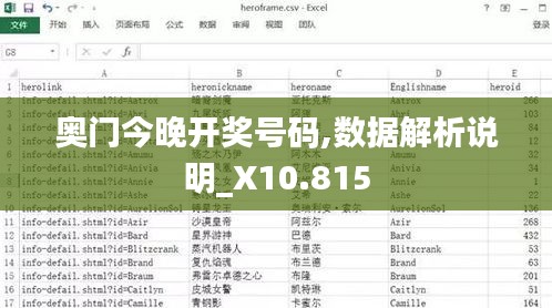 奥门今晚开奖号码,数据解析说明_X10.815