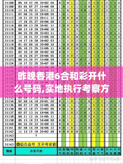 昨晚香港6合和彩开什么号码,实地执行考察方案_黄金版10.875