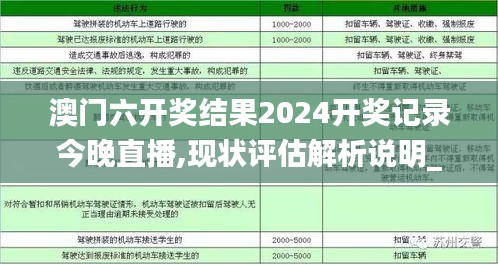 澳门六开奖结果2024开奖记录今晚直播,现状评估解析说明_网页款10.247