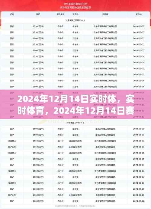 2024年12月14日赛事展望与实时体育观点分享