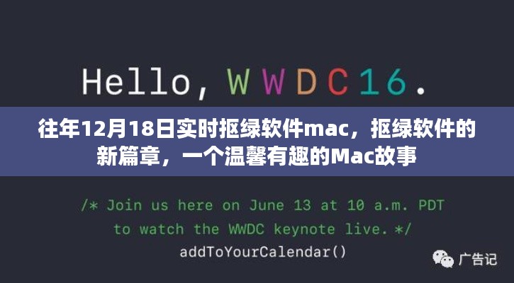 Mac抠绿软件新篇章，温馨有趣的实时抠绿技术与故事探索