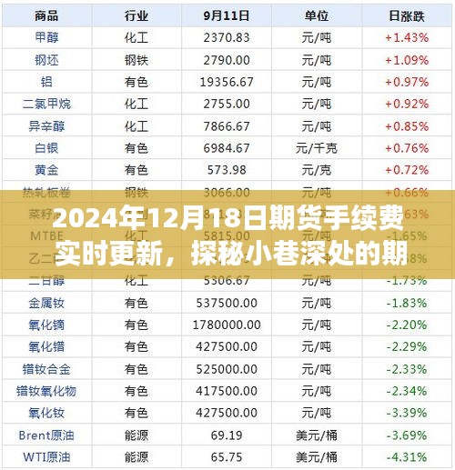 探秘宝藏店，揭秘2024年实时更新期货手续费交易魅力