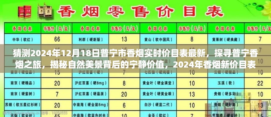 揭秘普宁香烟之旅，探寻最新价目表与宁静自然美景的价值，普宁香烟新价目表揭晓，预测普宁市香烟实时价目表最新动向（2024年）