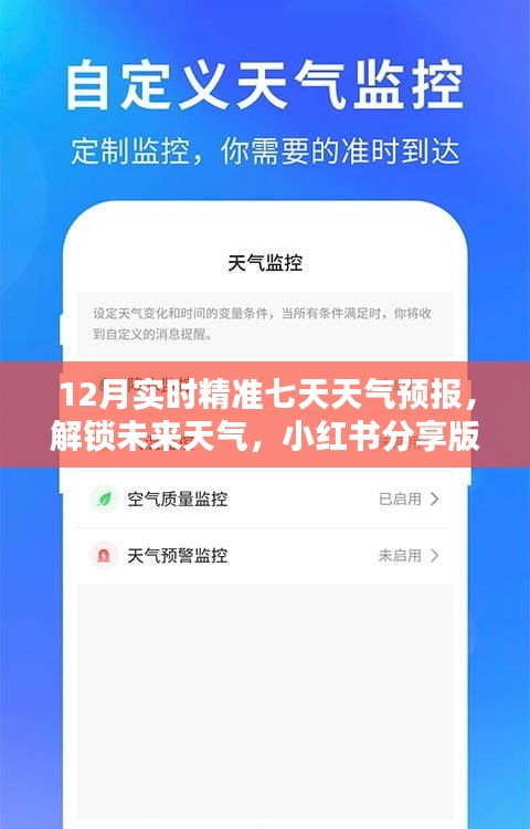 十二月天气预报解锁，精准七天预测，小红书分享版