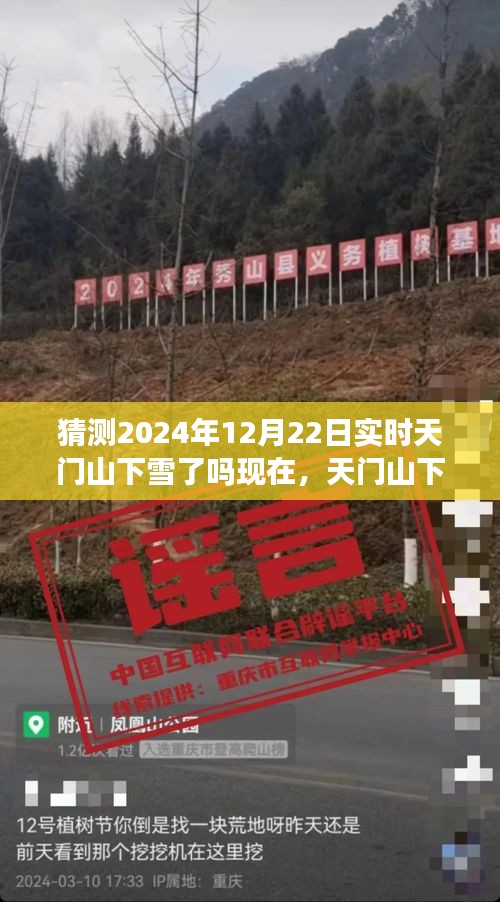 天门山未来雪景揭秘，诗意与神秘，探寻雪落天门山之谜的实时真相