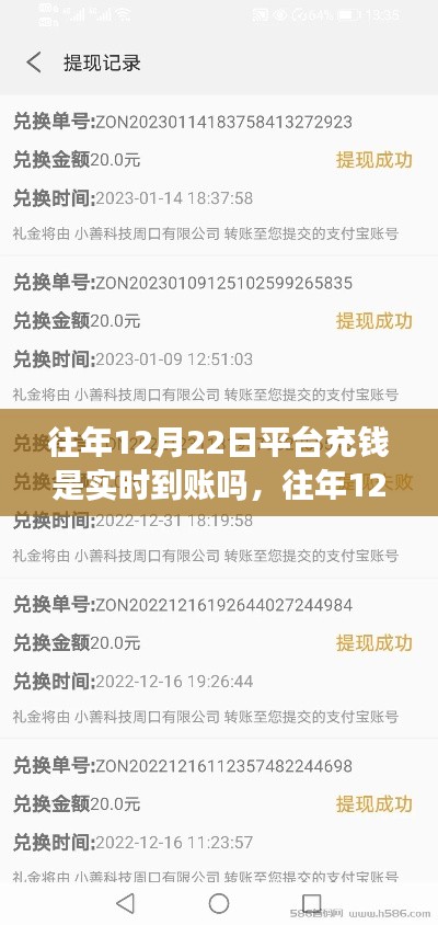 揭秘，往年12月22日平台充值实时到账真相揭秘