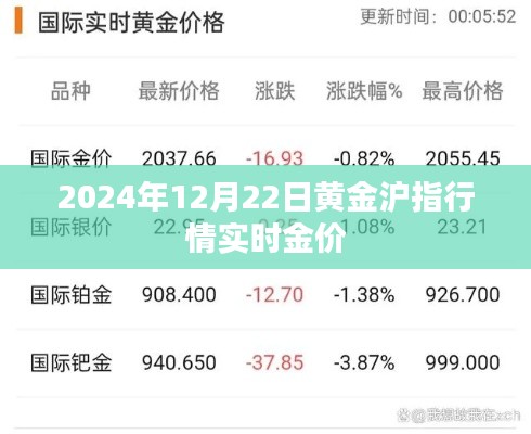 黄金沪指行情实时金价更新（2024年）